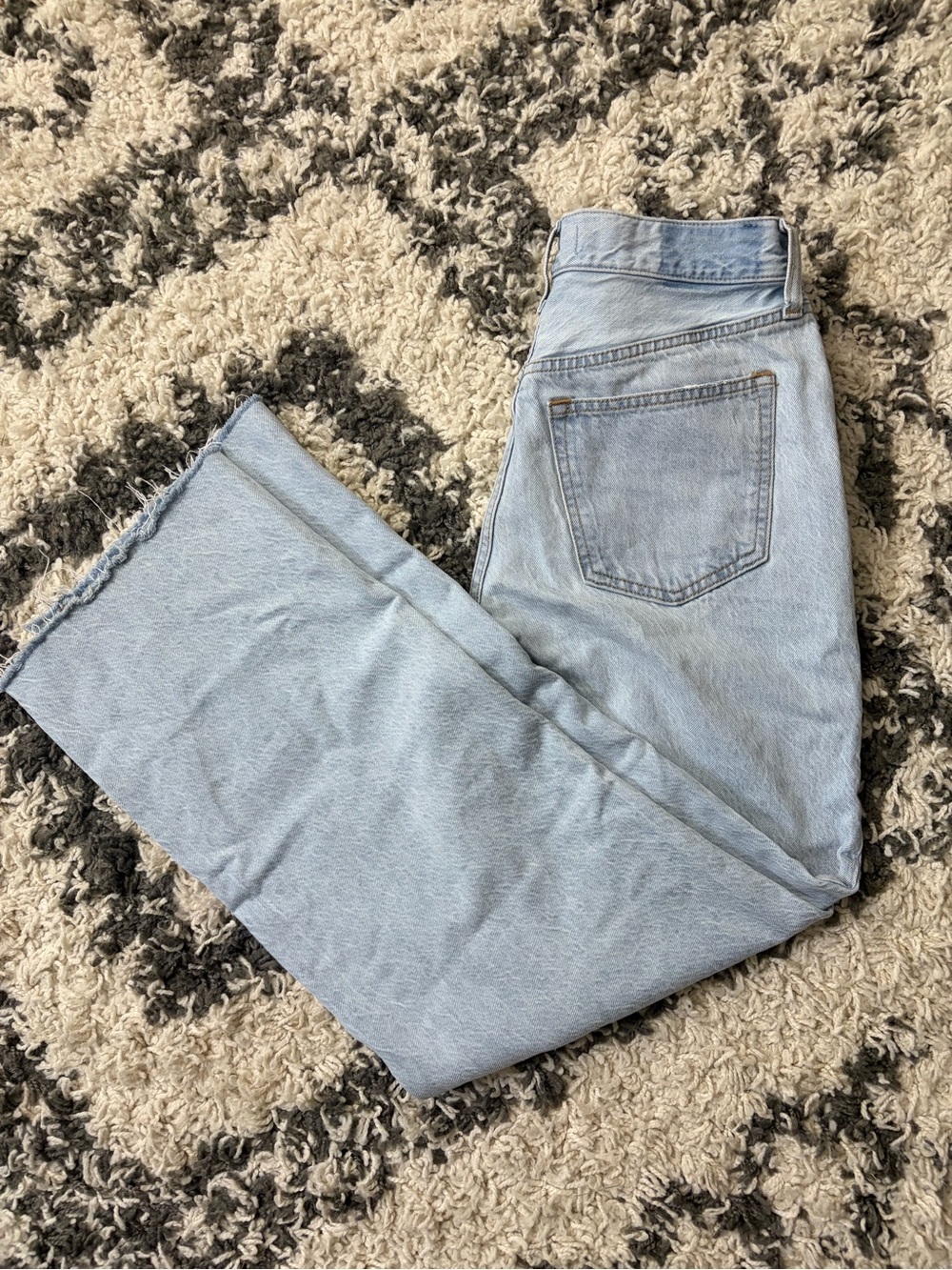 Abercrombie & Fitch Light Blue High-Rise Jeans